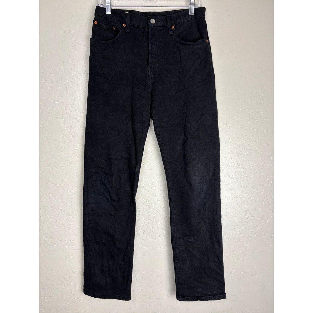 Levis Premium 501 Original Fit Black Straight Leg Denim Jeans W30 L29 2872